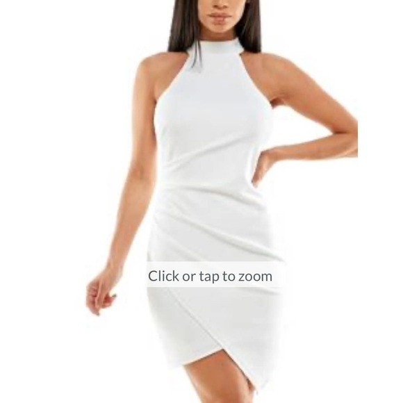 B.Darlin Juniors Womens Halter Mini Bodycon Dress size 13/14 - Picture 1 of 7